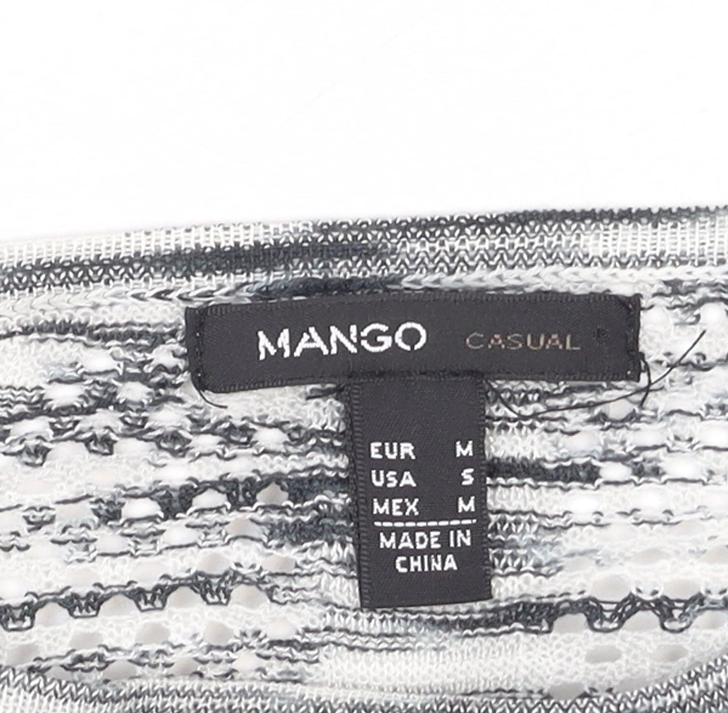 Womens UK Size 12 Mango Grey Pullover Jumper