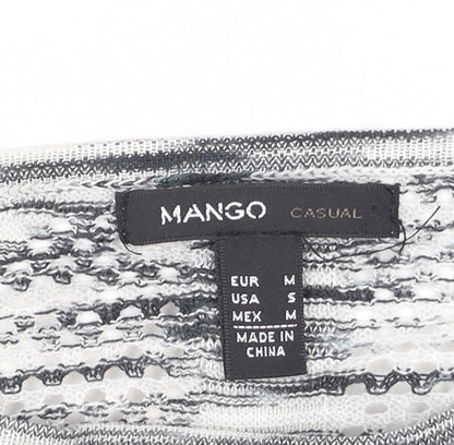 Womens UK Size 12 Mango Grey Pullover Jumper
