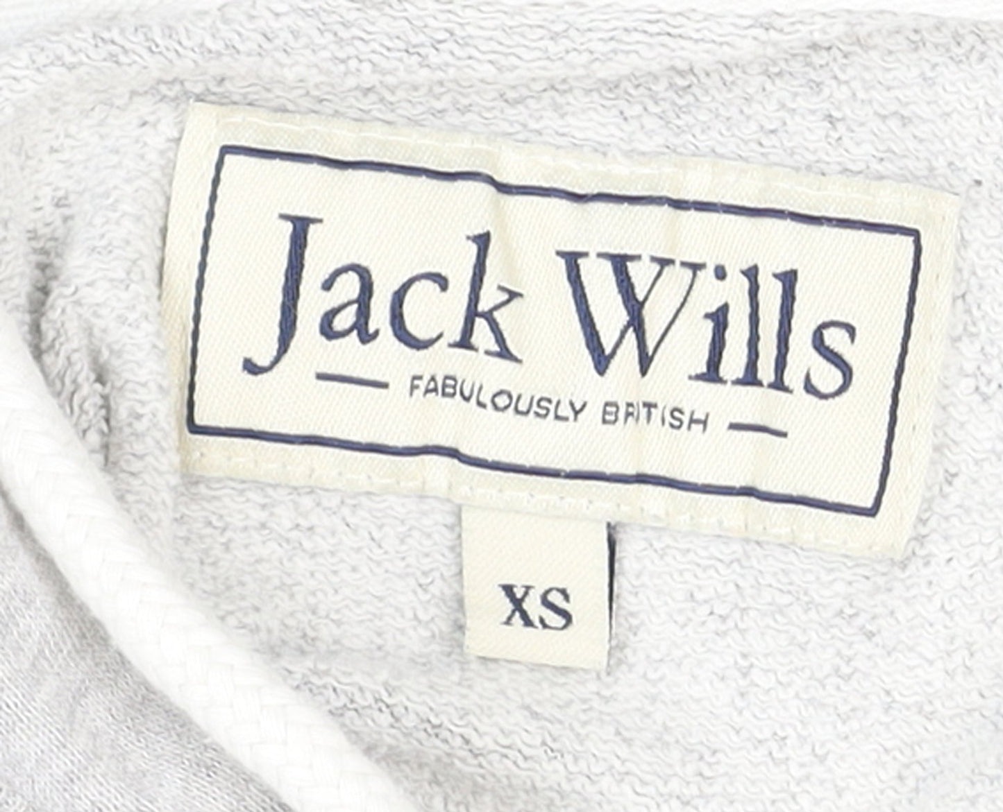 Mens UK Size XS Jack Wills Grey Pullover Hoodie