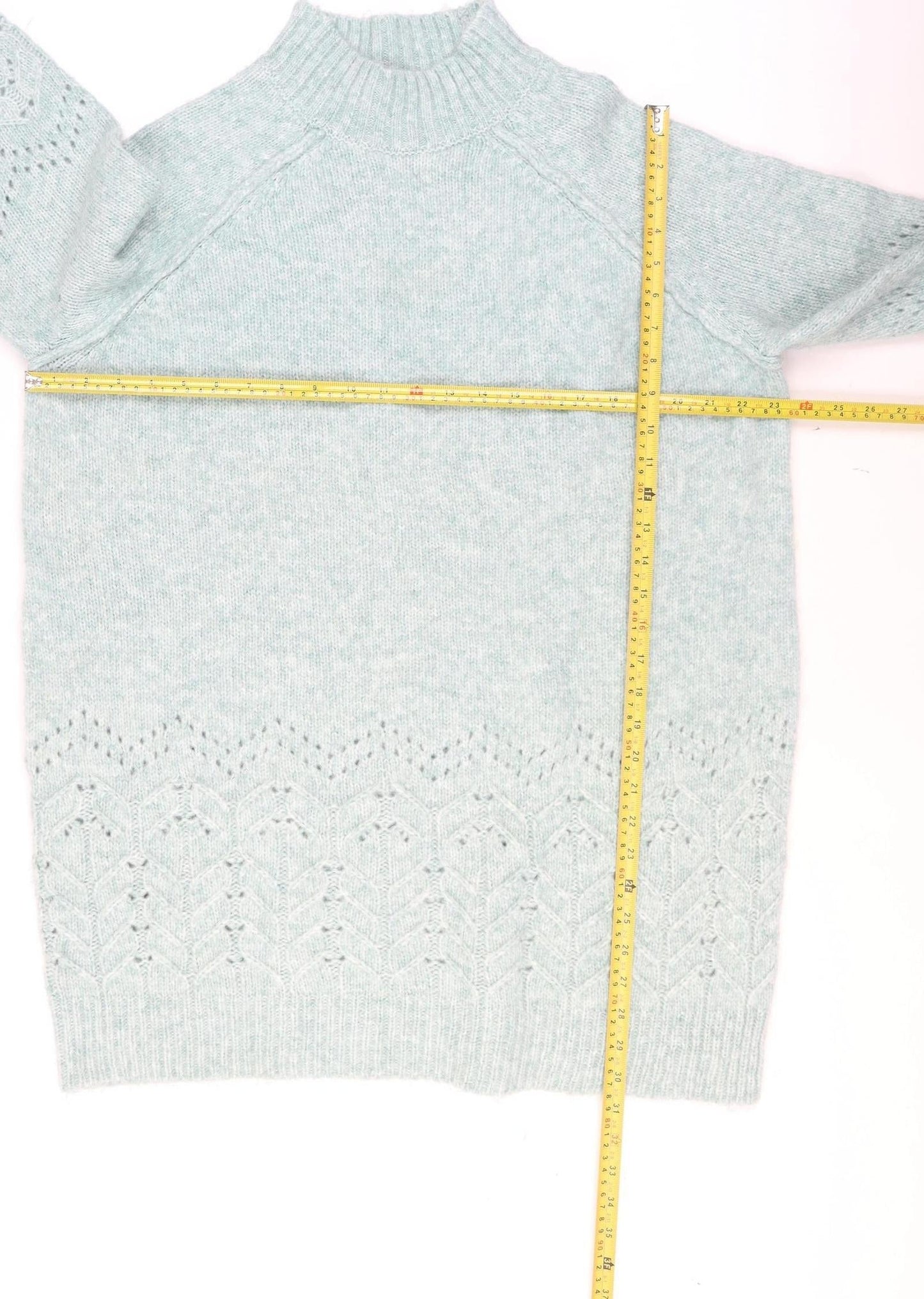 Womens UK Size 18 M&Co Green Pullover Jumper