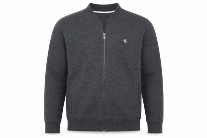 Mens UK Size L Original Penguin Grey Full Zip Sweatshirt