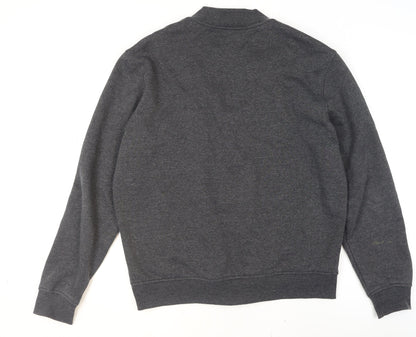 Mens UK Size L Original Penguin Grey Full Zip Sweatshirt
