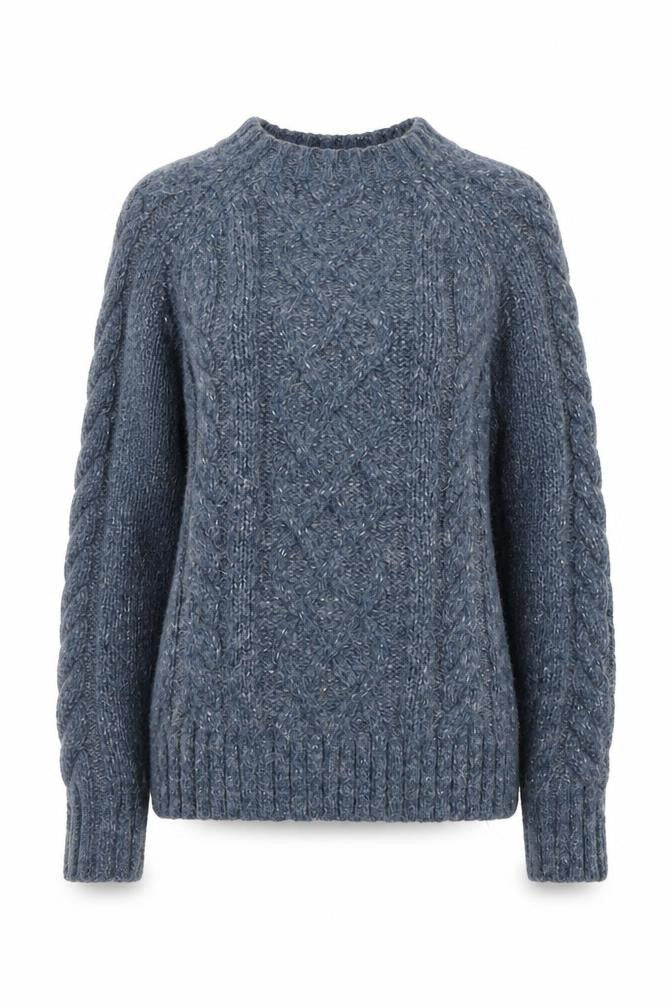 Womens UK Size S Marks and Spencer Blue Pullover Jumper