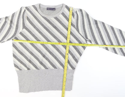 Womens UK Size 12 Marks and Spencer Grey Pullover Jumper