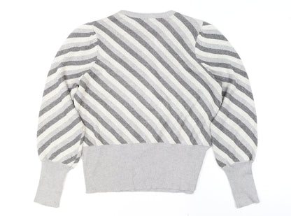 Womens UK Size 12 Marks and Spencer Grey Pullover Jumper