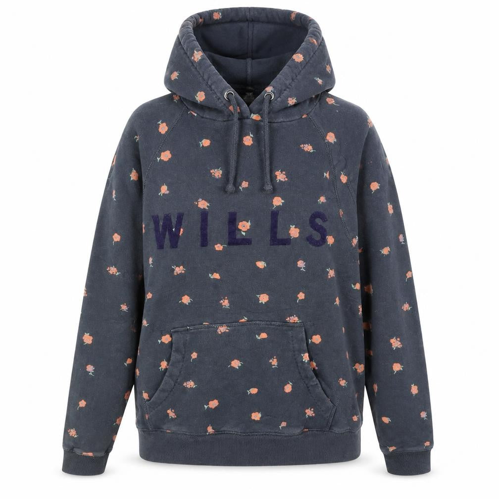 Womens UK Size 10 Jack Wills Blue Pullover Hoodie