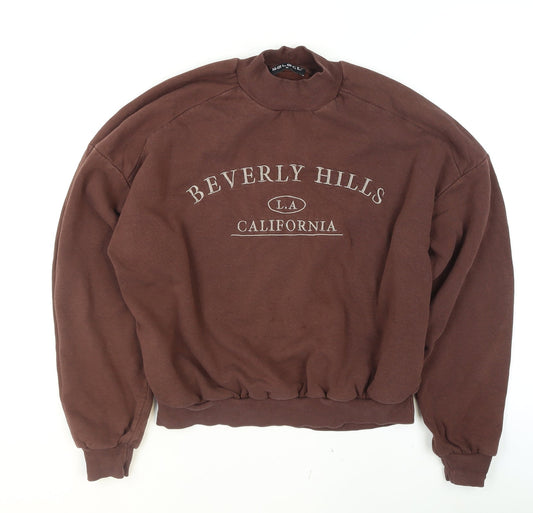 Womens UK Size M Select Brown Pullover Sweatshirt