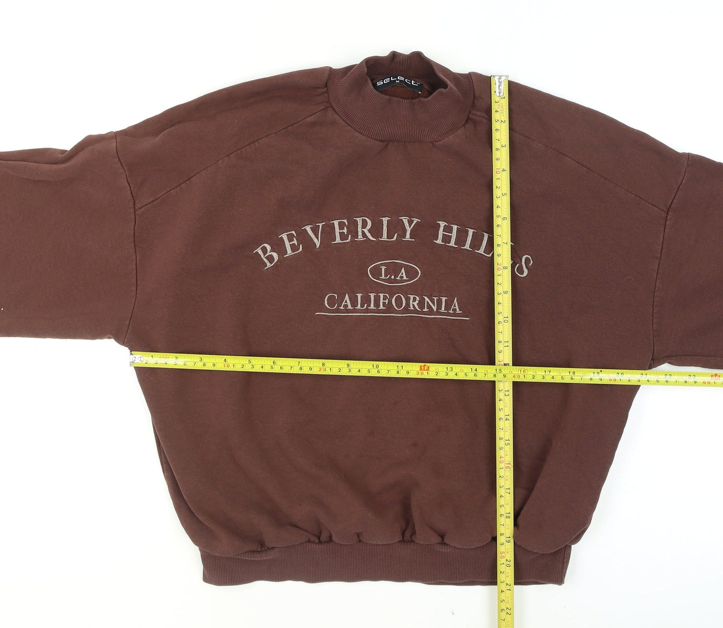 Womens UK Size M Select Brown Pullover Sweatshirt