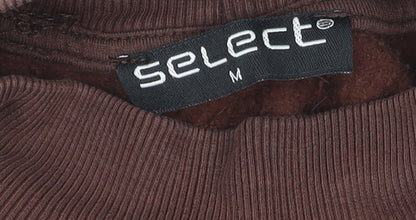 Womens UK Size M Select Brown Pullover Sweatshirt