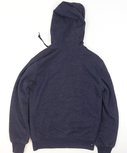 Mens UK Size S Uniqlo Blue Full Zip Hoodie