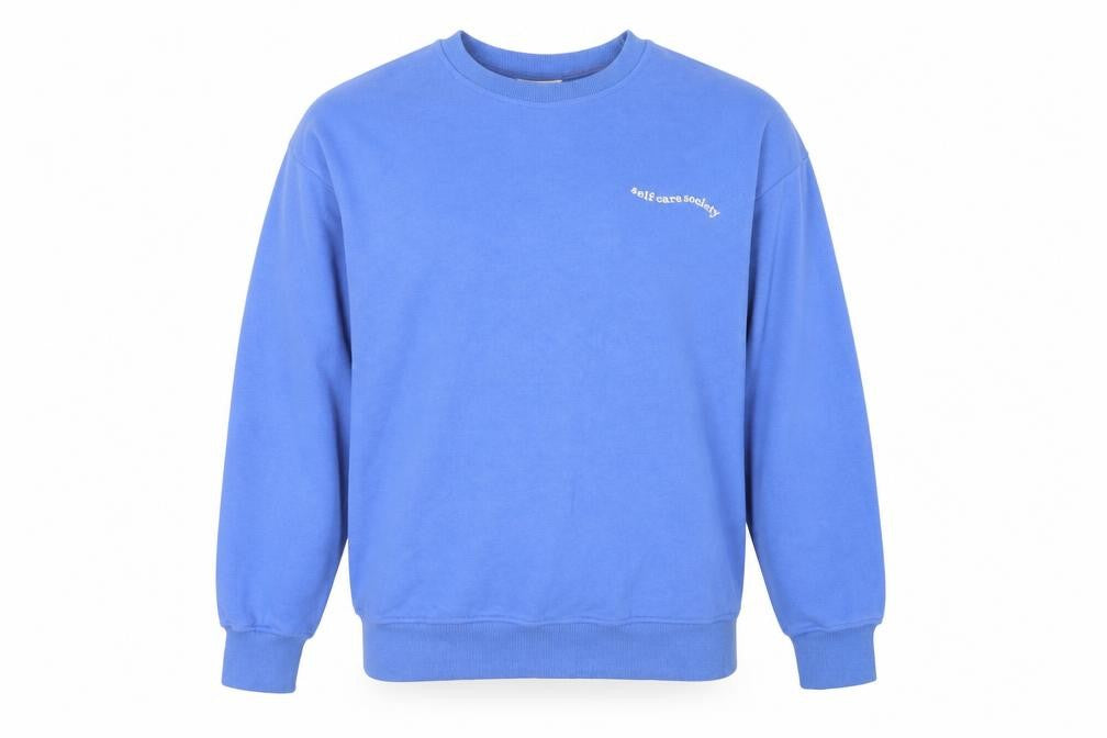 Womens UK Size L Showpo Blue Pullover Sweatshirt