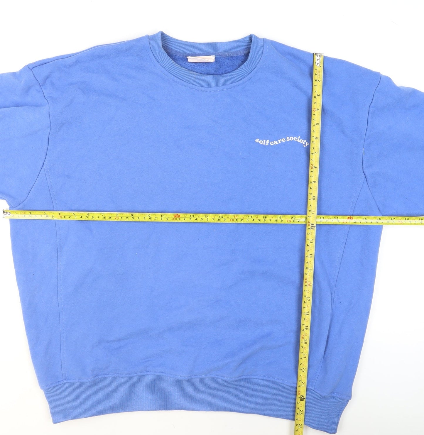 Womens UK Size L Showpo Blue Pullover Sweatshirt