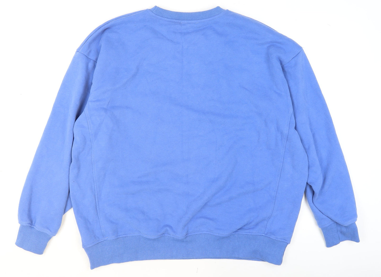 Womens UK Size L Showpo Blue Pullover Sweatshirt