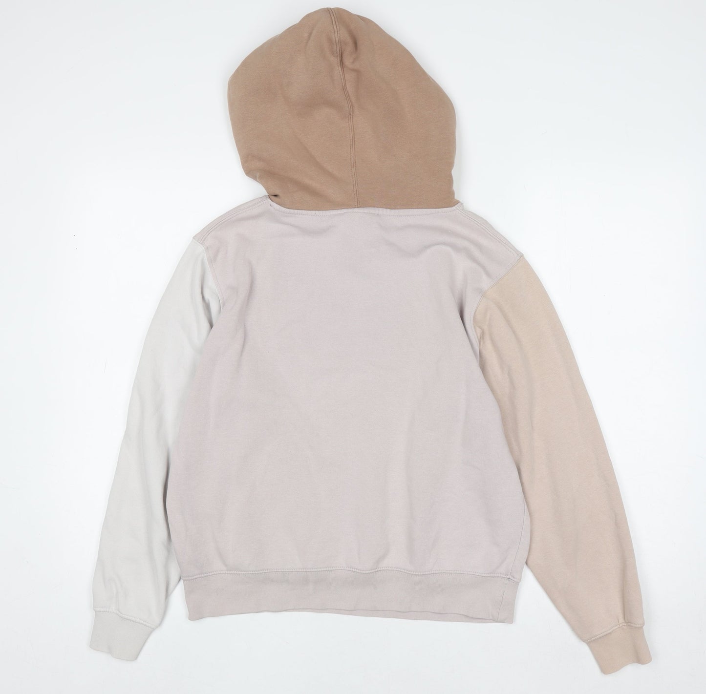 Womens UK Size XS Nike Beige Pullover Hoodie