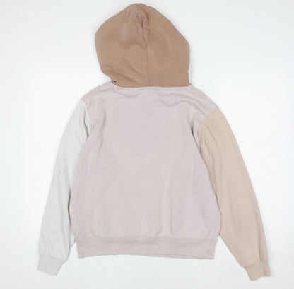 Womens UK Size XS Nike Beige Pullover Hoodie