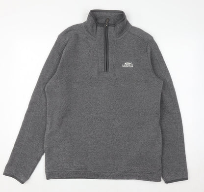 Mens UK Size M Weird Fish Grey Pullover Sweatshirt
