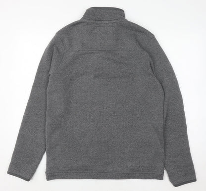 Mens UK Size M Weird Fish Grey Pullover Sweatshirt