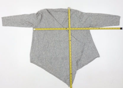 Womens UK Size 14 Boden Grey Wrap Jumper
