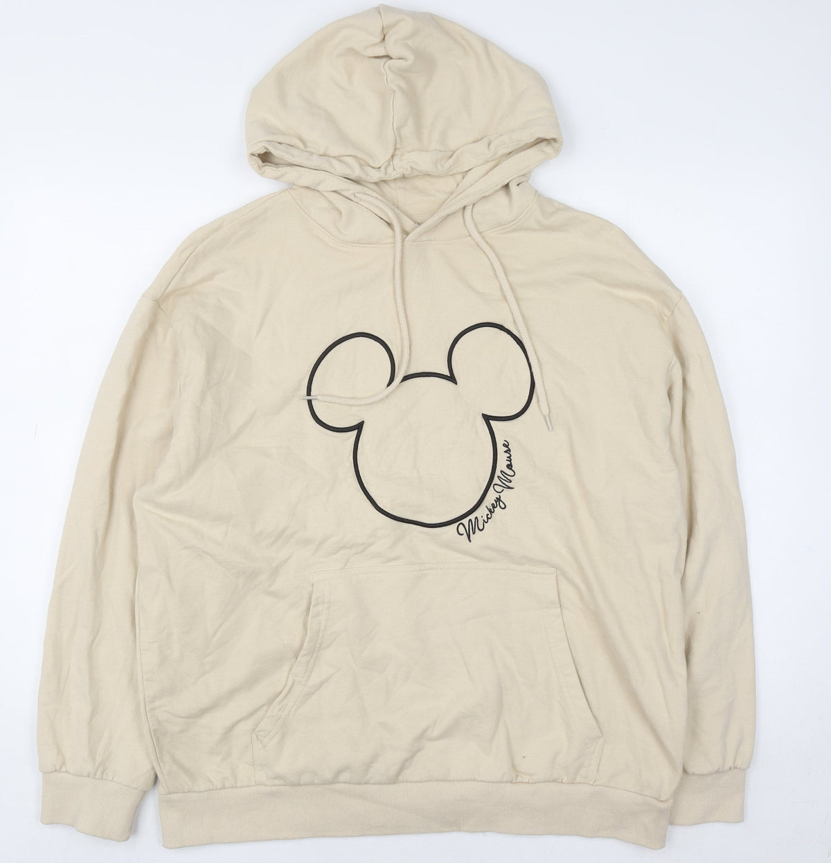Womens UK Size XL Disney Beige Pullover Hoodie