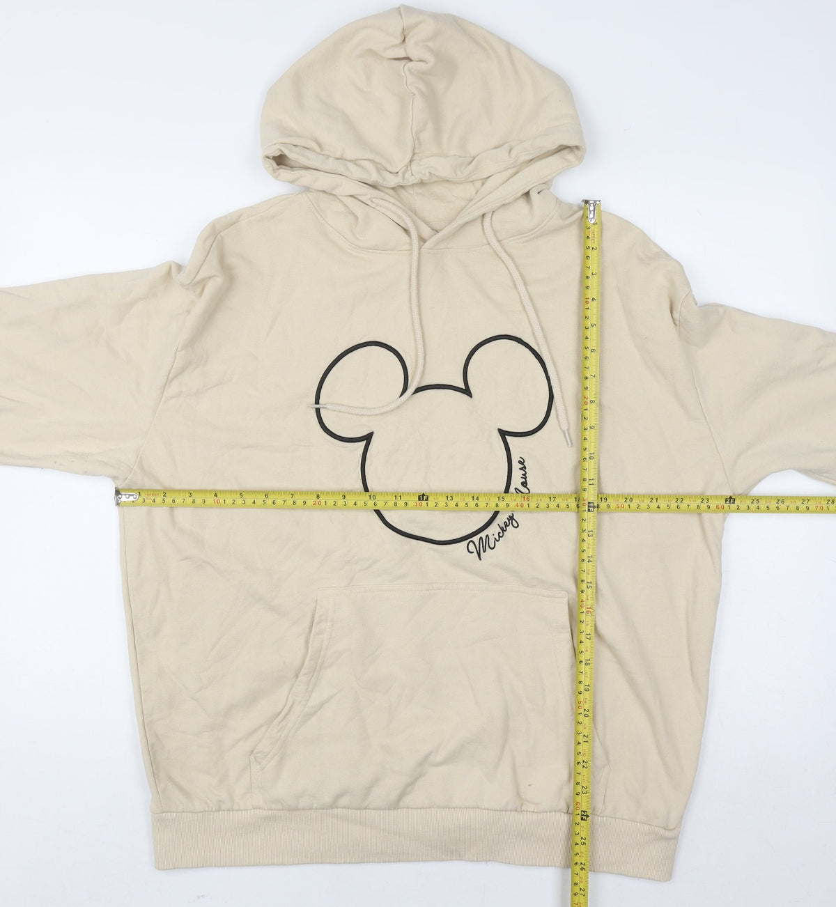 Womens UK Size XL Disney Beige Pullover Hoodie
