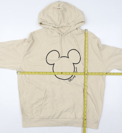 Womens UK Size XL Disney Beige Pullover Hoodie