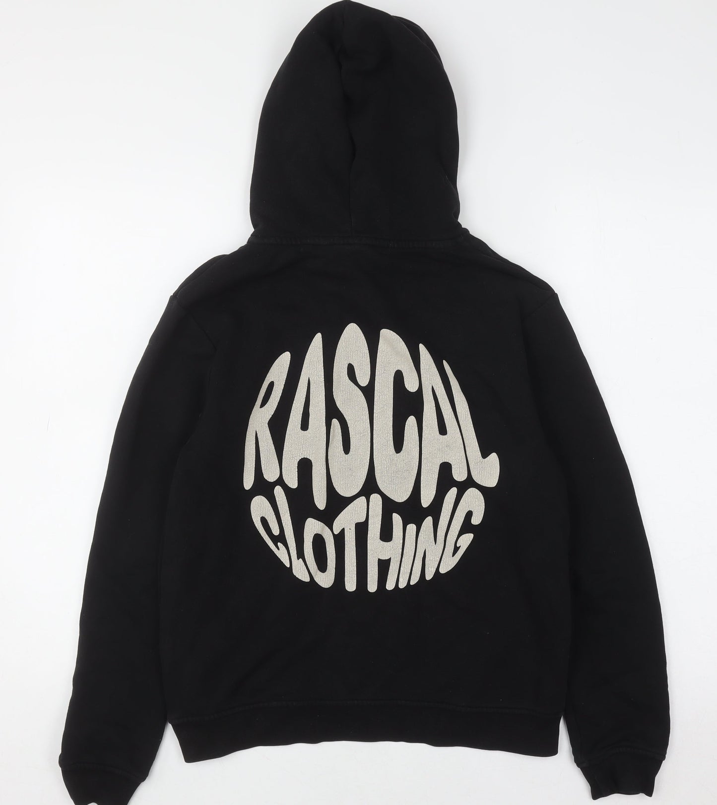 Boys UK Size 13-14 Years Rascal Black Pullover Hoodie