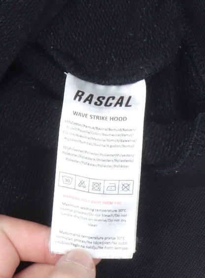 Boys UK Size 13-14 Years Rascal Black Pullover Hoodie