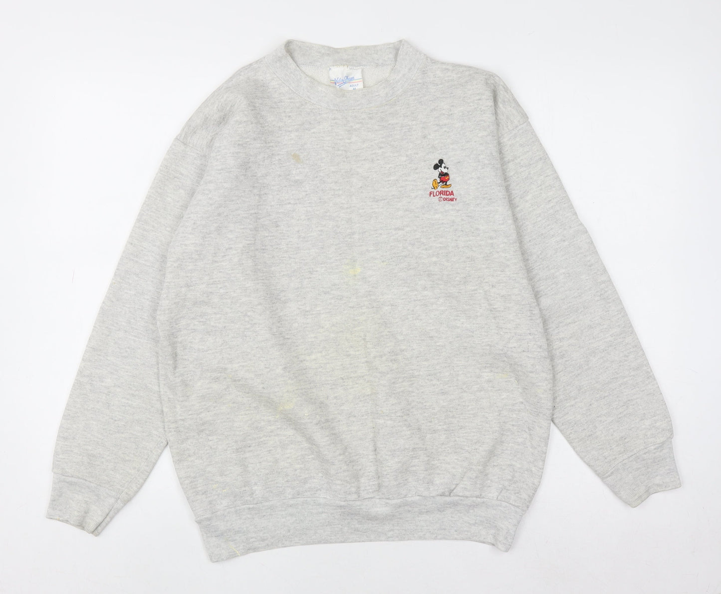 Womens UK Size M Velva Sheen Grey Pullover Sweatshirt