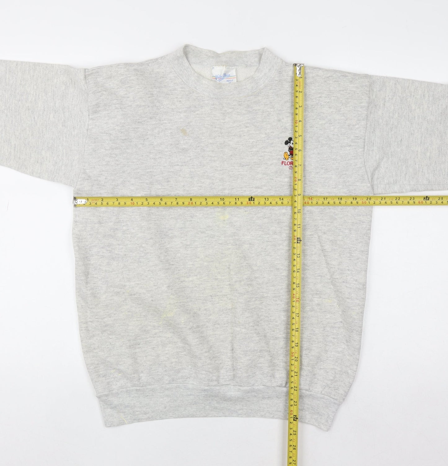 Womens UK Size M Velva Sheen Grey Pullover Sweatshirt