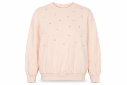 Womens UK Size XS River Island Pink Pullover Sweatshirt