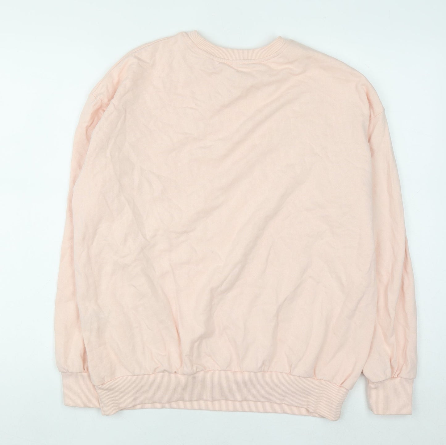Womens UK Size XS River Island Pink Pullover Sweatshirt