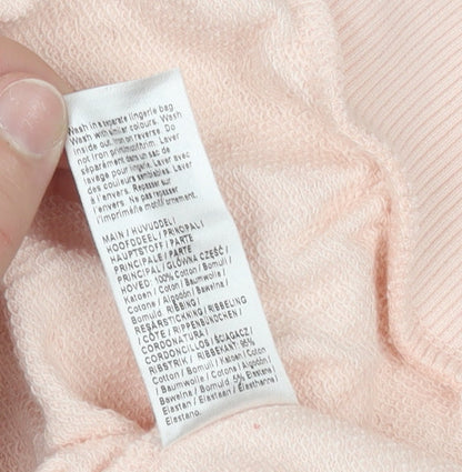 Womens UK Size XS River Island Pink Pullover Sweatshirt