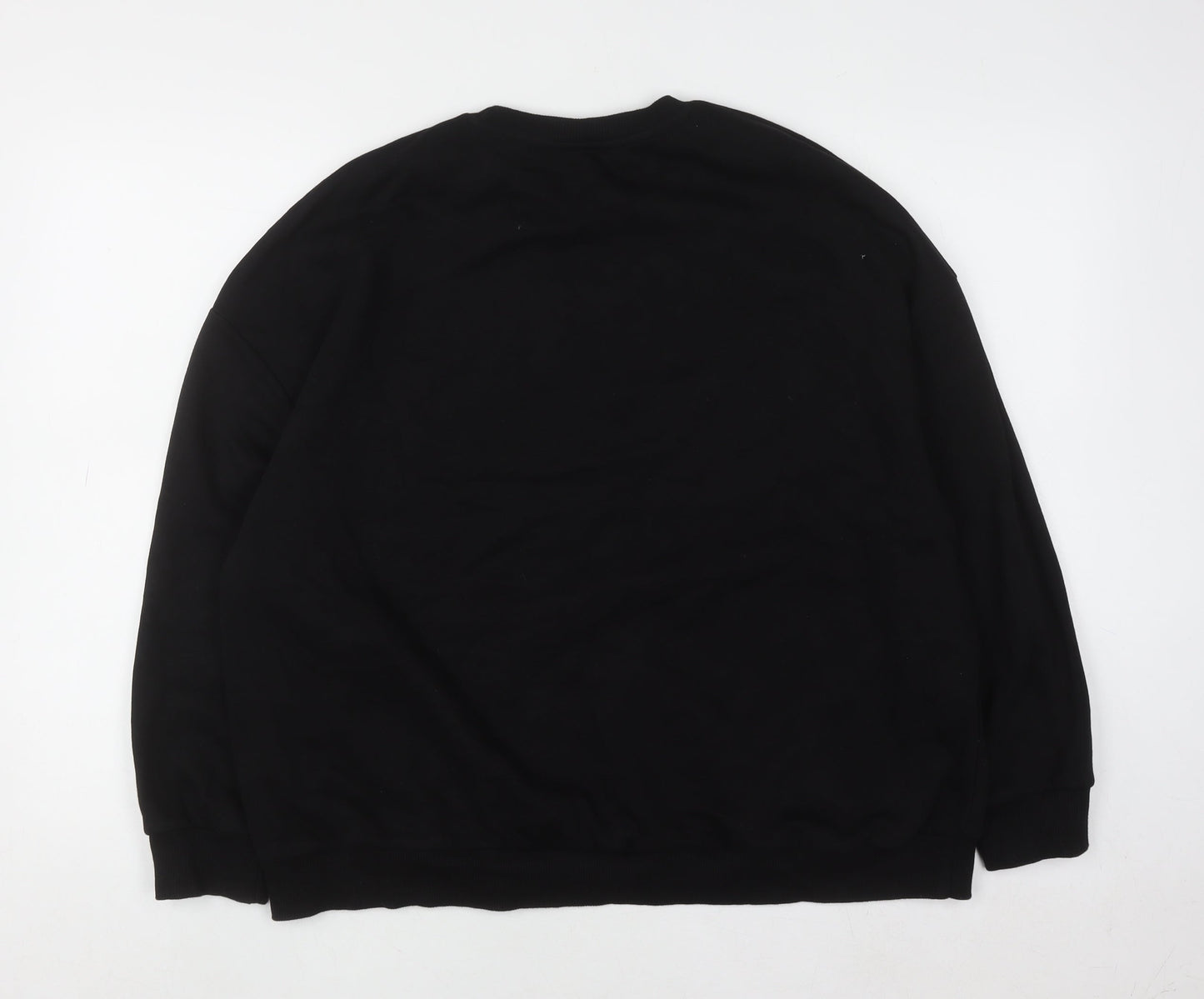 Womens UK Size L Max Black Pullover Sweatshirt