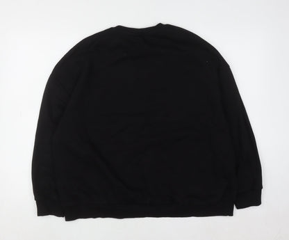 Womens UK Size L Max Black Pullover Sweatshirt