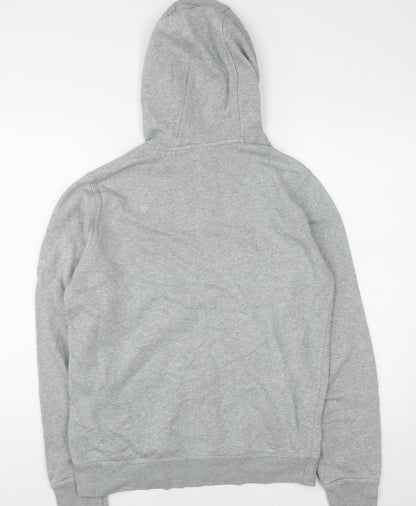 Mens UK Size M Nike Grey Pullover Hoodie