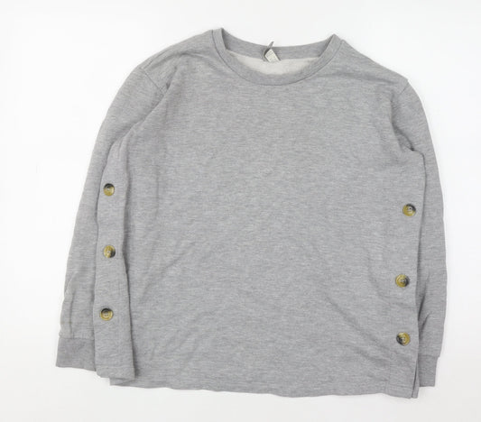 Womens UK Size 12 ASOS Grey Pullover Sweatshirt