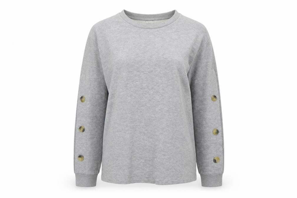 Womens UK Size 12 ASOS Grey Pullover Sweatshirt