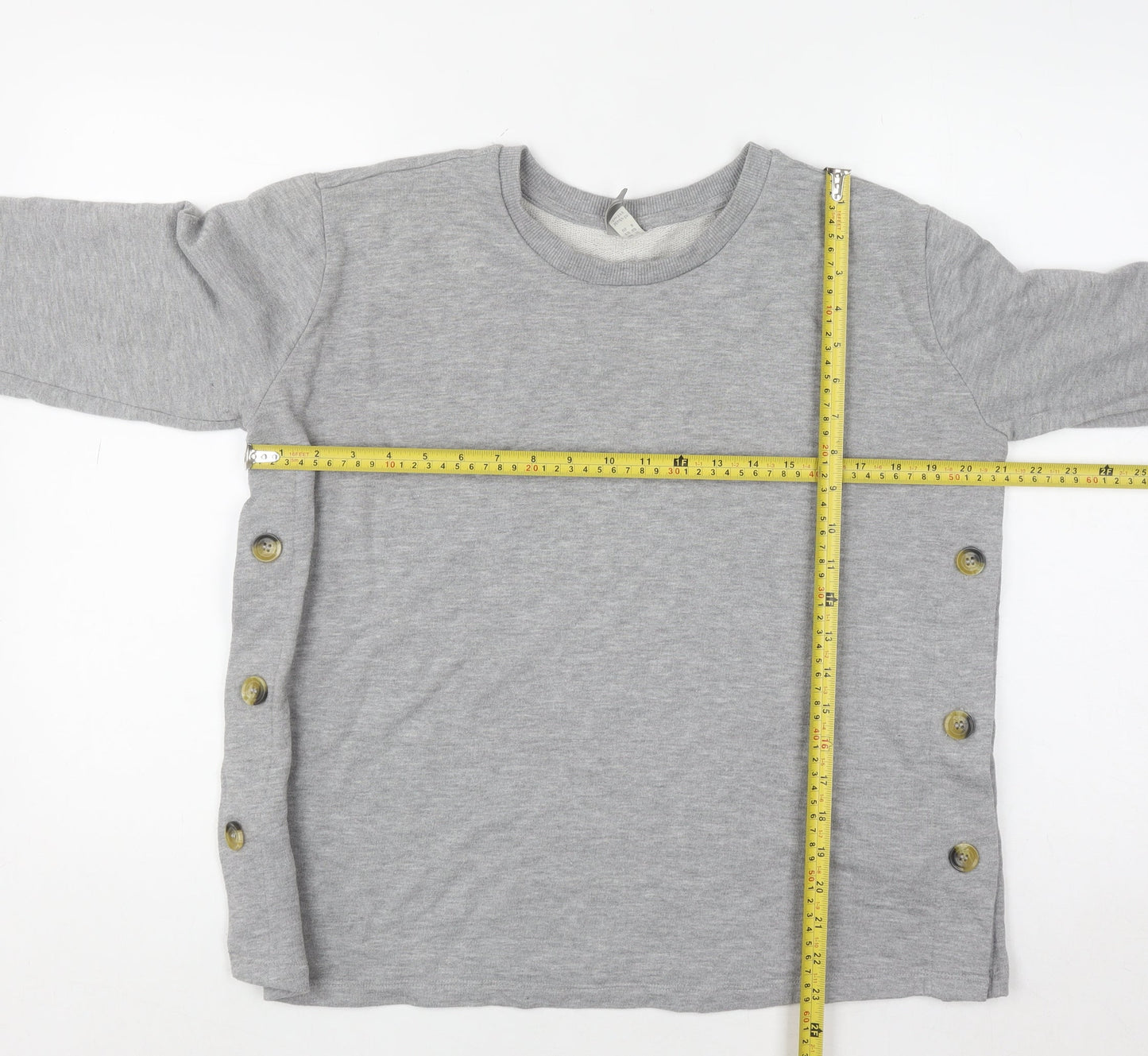 Womens UK Size 12 ASOS Grey Pullover Sweatshirt