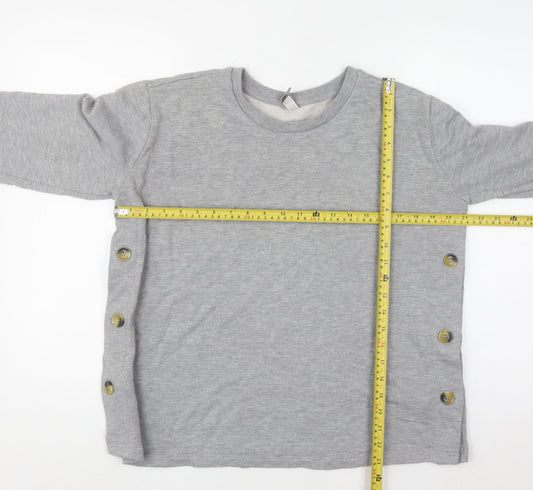 Womens UK Size 12 ASOS Grey Pullover Sweatshirt