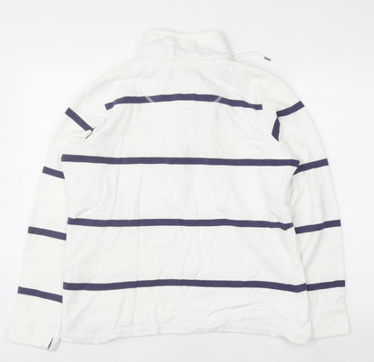 Womens UK Size 12 Crew Clothing Company White Pullover Sweatshirt