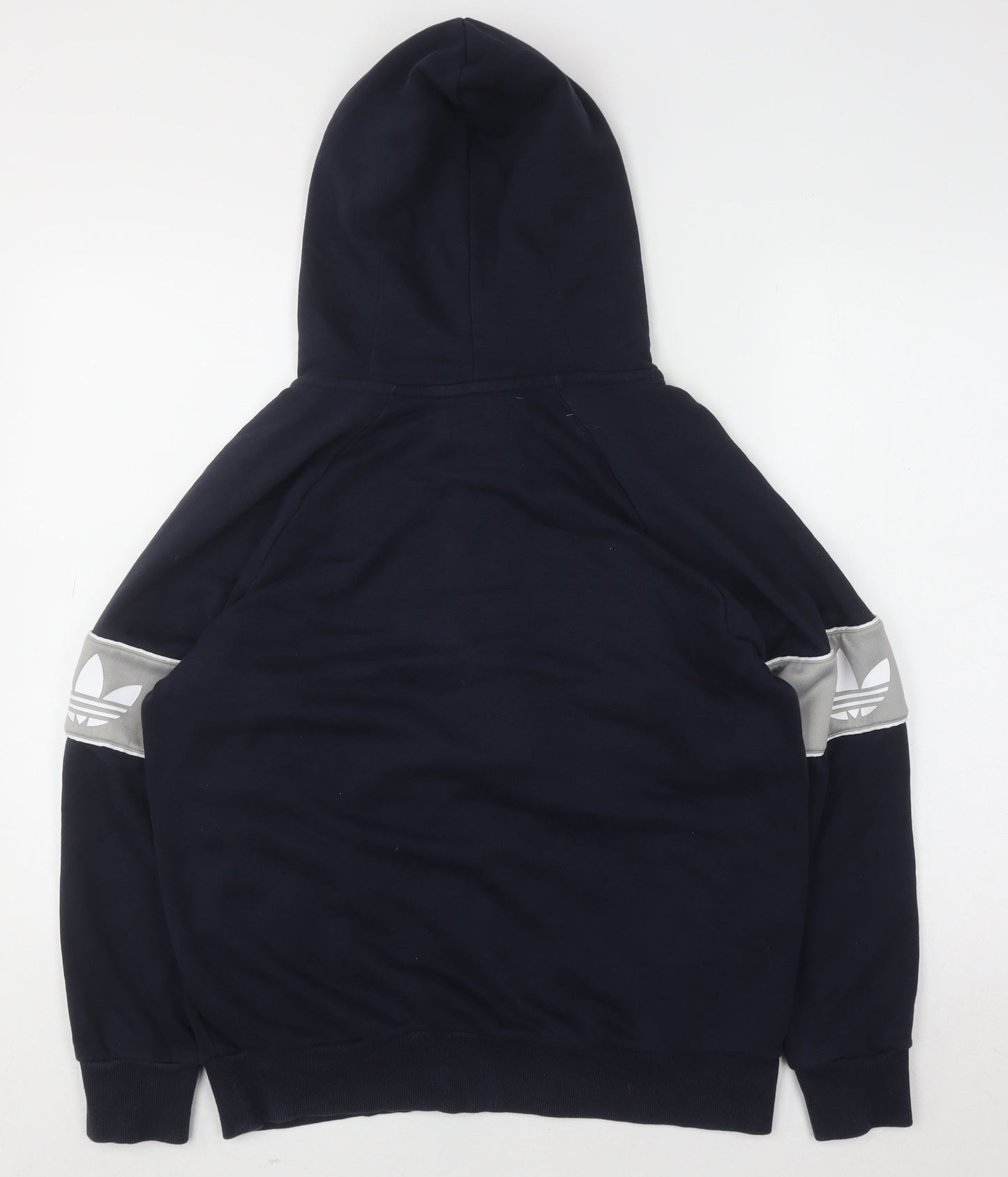 Womens UK Size 14 adidas Blue Full Zip Hoodie