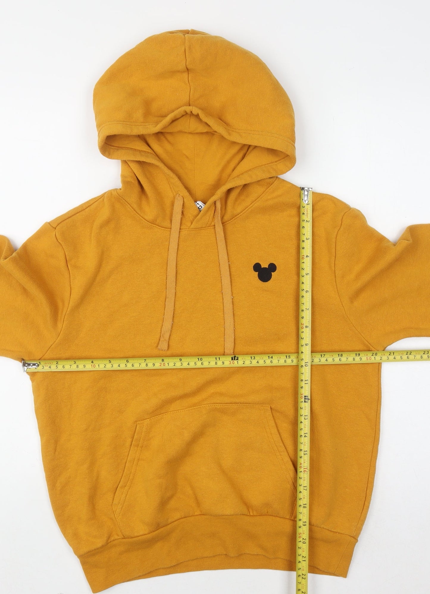 Womens UK Size S H&M Yellow Pullover Hoodie