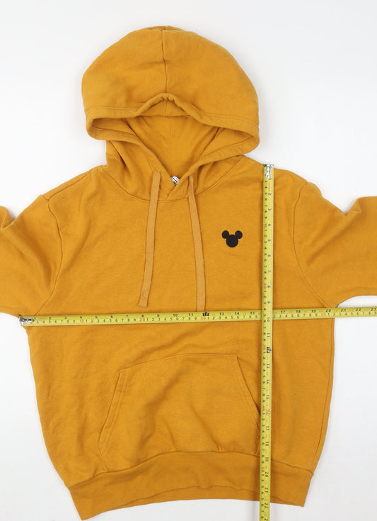 Womens UK Size S H&M Yellow Pullover Hoodie