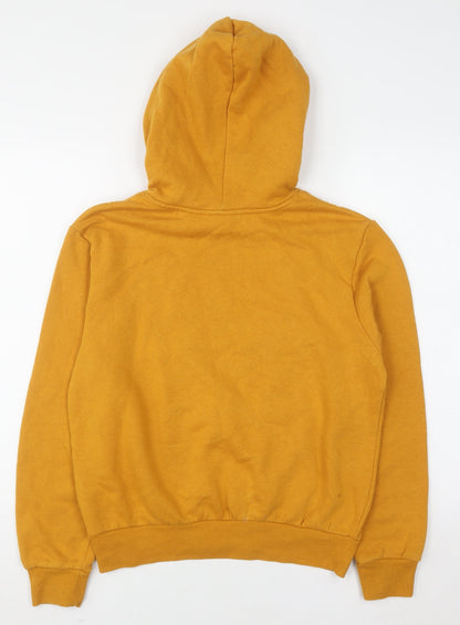 Womens UK Size S H&M Yellow Pullover Hoodie