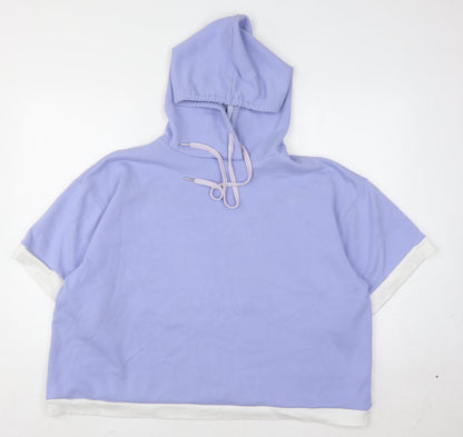 Womens UK Size 20/22 Pretty Secrets Purple Pullover Hoodie