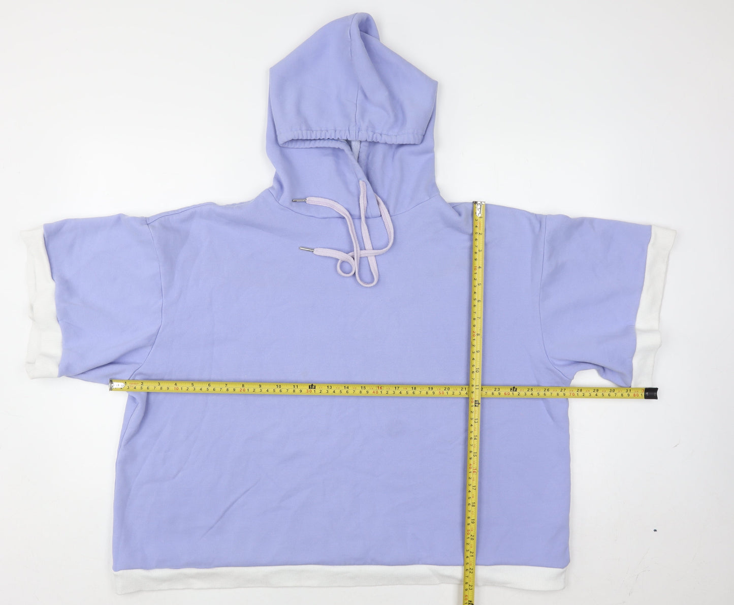 Womens UK Size 20/22 Pretty Secrets Purple Pullover Hoodie