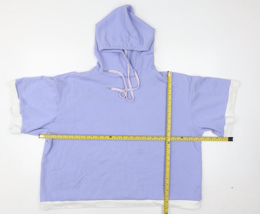 Womens UK Size 20/22 Pretty Secrets Purple Pullover Hoodie