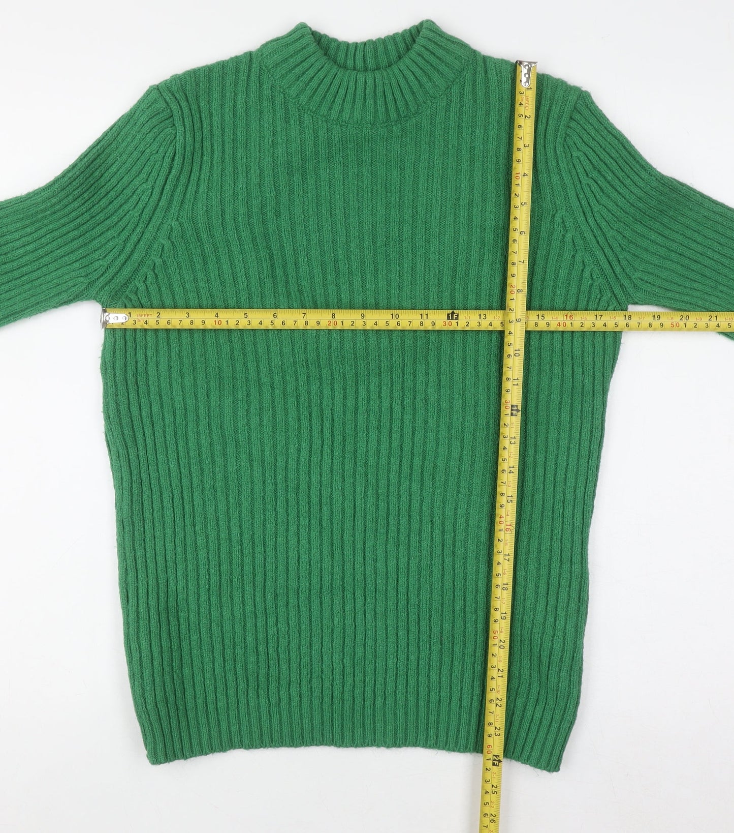 Womens UK Size L Koton Green Pullover Jumper