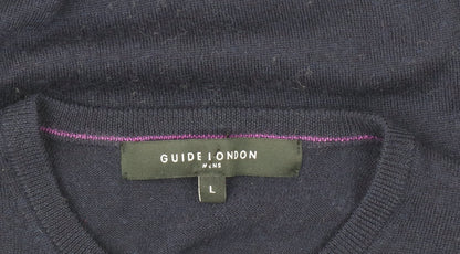 Mens UK Size L Guide London Blue Pullover Jumper