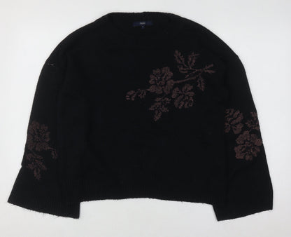 Womens UK Size 10 NEXT Black Pullover Jumper